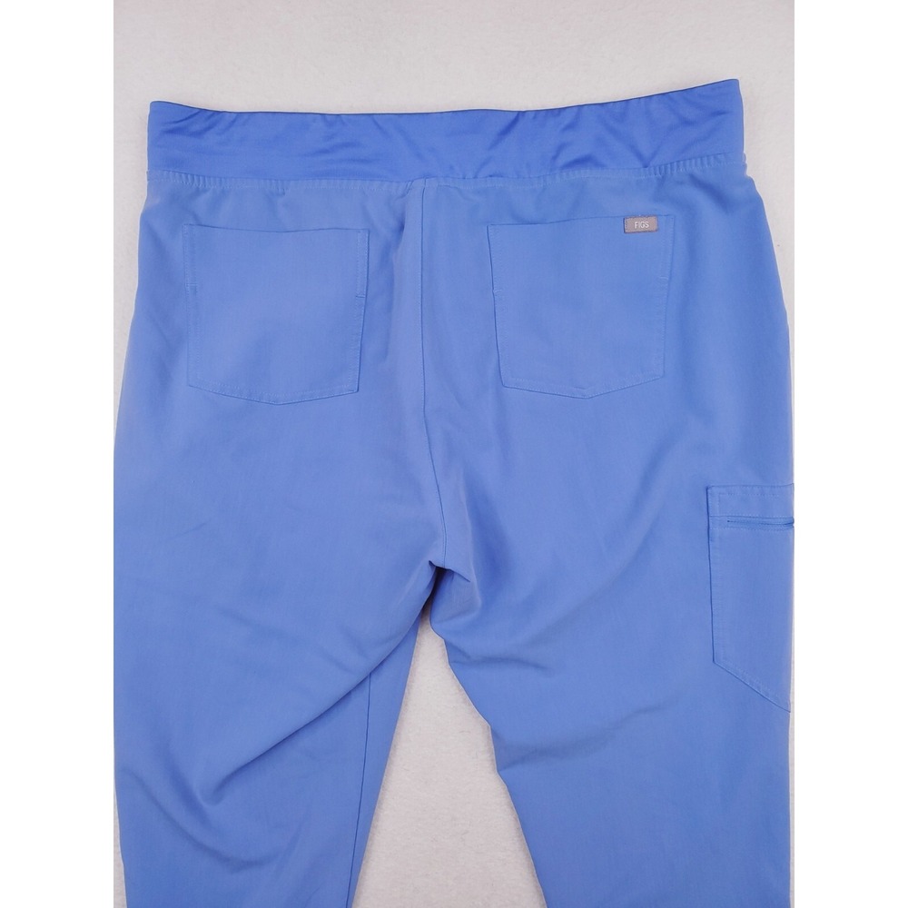Figs Scrub Pants Womens Extra Large Blue Zamora Jogger Cargo Medical Nursing - Picture 9 of 16
